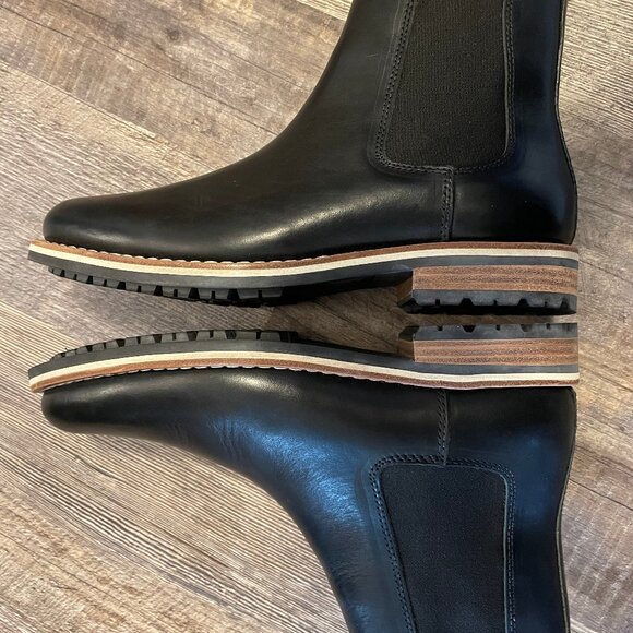 Helm The Finn Black Chelsea Boots, Leather, 7.5 / 8 D main image 5